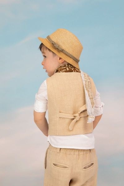 bbbbbbbbbbβαπτιστικά ρούχα αγόρι bambolino σε ζεστές μελί και μπεζ αποχρώσεις