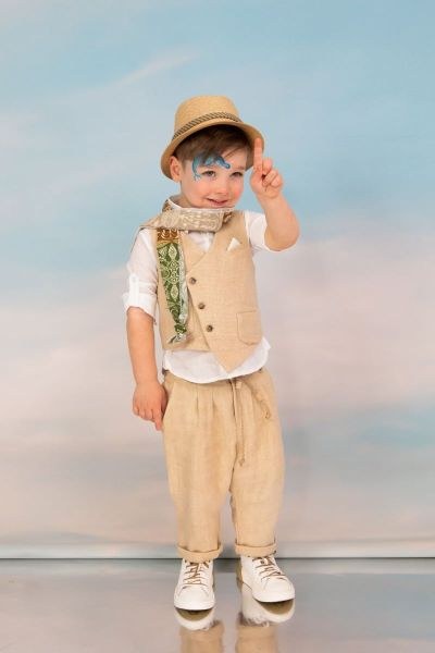 bbbbbbbbbbβαπτιστικά ρούχα αγόρι bambolino σε ζεστές μελί και μπεζ αποχρώσεις