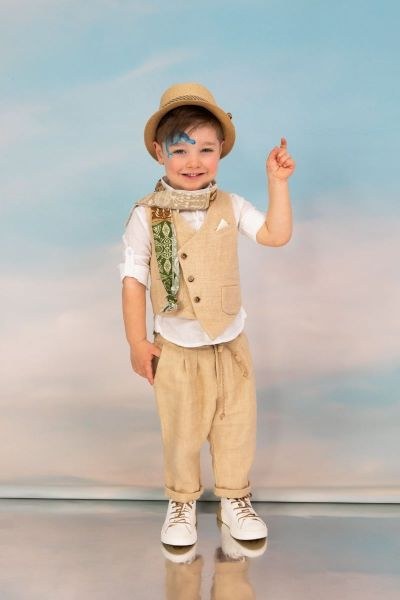 bbbbbbbbbbβαπτιστικά ρούχα αγόρι bambolino σε ζεστές μελί και μπεζ αποχρώσεις