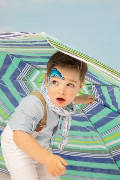 bbbbbbbbbbβαπτιστικά ρούχα αγόρι bambolino david σε σιέλ και λευκές αποχρώσεις