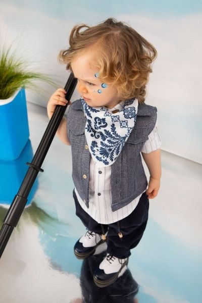 bbbbbbbbbbΒαπτιστικά ρούχα αγόρι Bambolino Kanellos