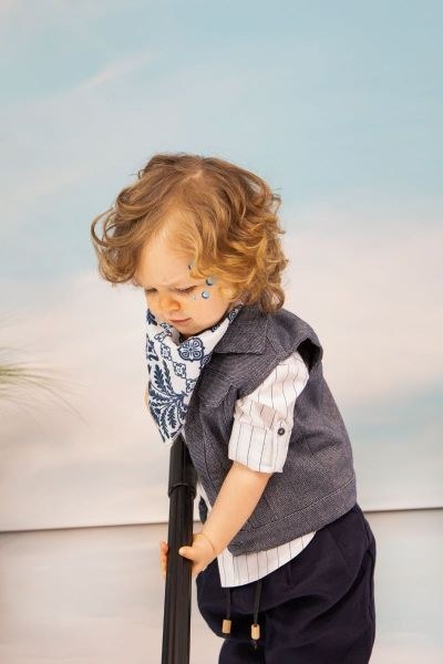 bbbbbbbbbbβαπτιστικά ρούχα για αγόρι από την Bambolino Kanellos σε μπλε αποχρώσεις