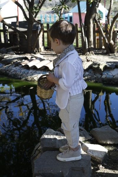 bbbbbbbbbbΒαπτιστικά ρούχα αγόρι Bambolino Stathis