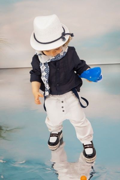 bbbbbbbbbbΒαπτιστικά ρούχα αγόρι Bambolino Mateo