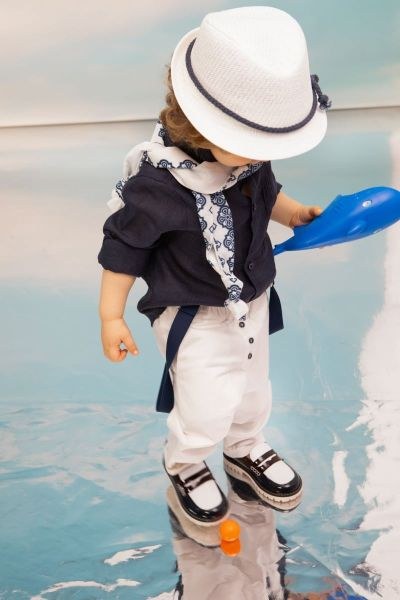 bbbbbbbbbbΒαπτιστικά ρούχα αγόρι Bambolino Mateo