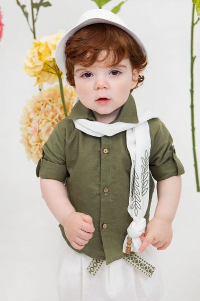 bbbbbbbbbbΒαπτιστικά ρούχα αγόρι Bambolino Apollonas