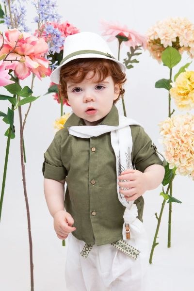 bbbbbbbbbbΒαπτιστικά ρούχα αγόρι Bambolino Apollonas