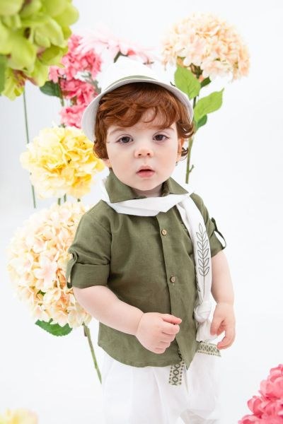 bbbbbbbbbbΒαπτιστικά ρούχα αγόρι Bambolino Apollonas