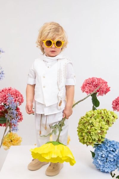 bbbbbbbbbbΒαπτιστικά ρούχα αγόρι Bambolino Nikolas