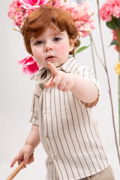 bbbbbbbbbbΒαπτιστικά ρούχα αγόρι Bambolino Alfonso