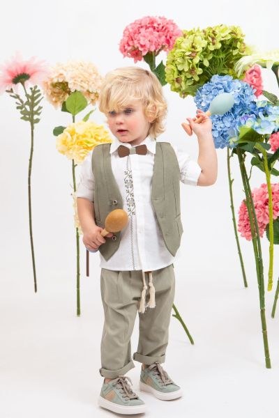 bbbbbbbbbbΒαπτιστικά ρούχα αγόρι Bambolino Elias