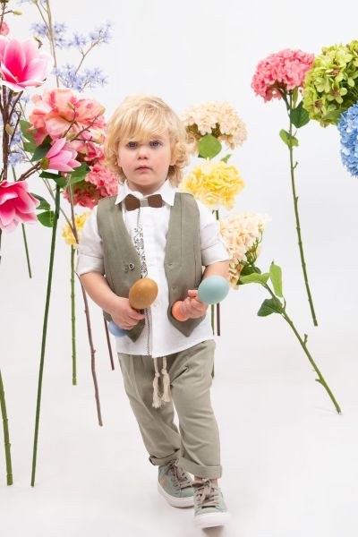 bbbbbbbbbbΒαπτιστικά ρούχα αγόρι Bambolino Elias