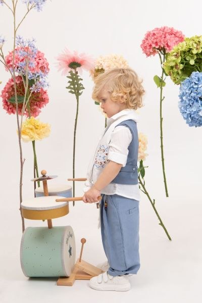 bbbbbbbbbbΒαπτιστικά ρούχα αγόρι Bambolino Esteban