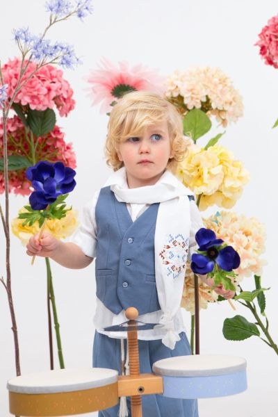 bbbbbbbbbbΒαπτιστικά ρούχα αγόρι Bambolino Esteban