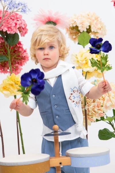 bbbbbbbbbbΒαπτιστικά ρούχα αγόρι Bambolino Esteban