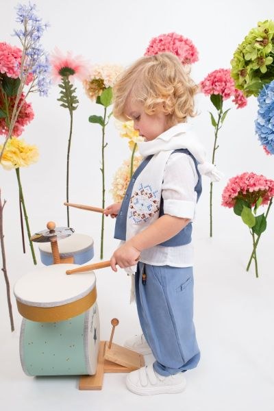 bbbbbbbbbbΒαπτιστικά ρούχα αγόρι Bambolino Esteban