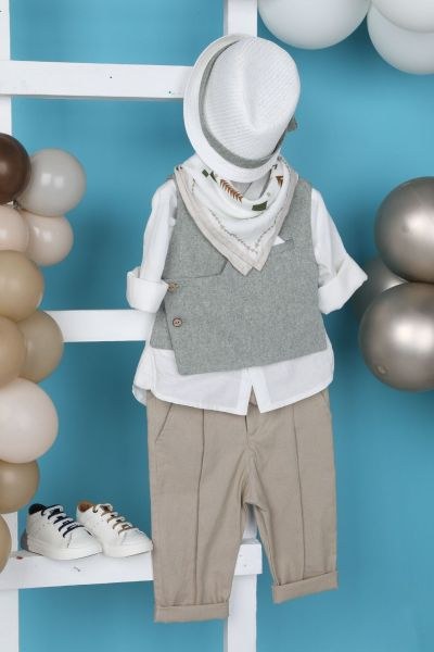 bbbbbbbbbbΒαπτιστικά ρούχα αγόρι Bambolino Karl