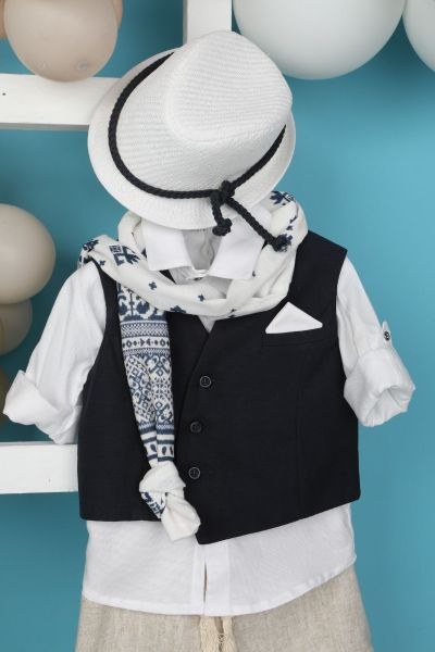 bbbbbbbbbbΒαπτιστικά ρούχα αγόρι Bambolino Lazaros