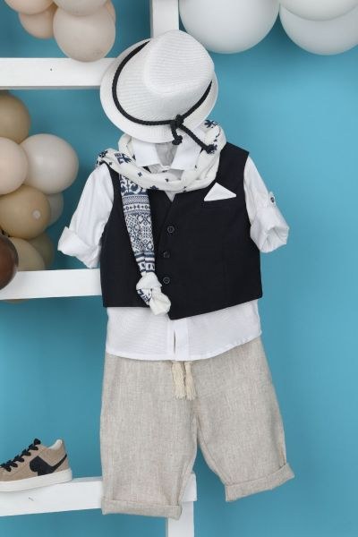 bbbbbbbbbbΒαπτιστικά ρούχα αγόρι Bambolino Lazaros