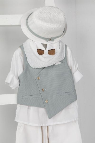 bbbbbbbbbbΒαπτιστικά ρούχα αγόρι Bambolino Louis