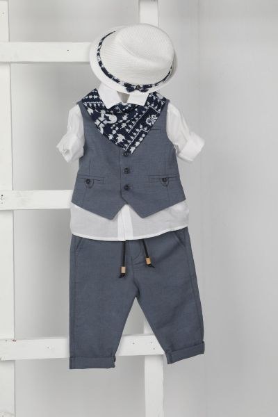 bbbbbbbbbbΒαπτιστικά ρούχα αγόρι Bambolino Liam