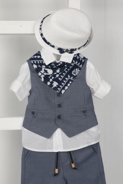 bbbbbbbbbbΒαπτιστικά ρούχα αγόρι Bambolino Liam