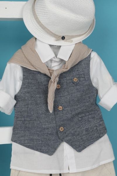 bbbbbbbbbbΒαπτιστικά ρούχα αγόρι Bambolino Loukas