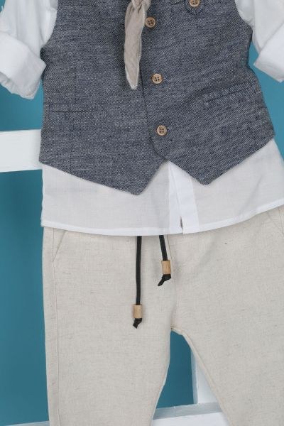 bbbbbbbbbbΒαπτιστικά ρούχα αγόρι Bambolino Loukas