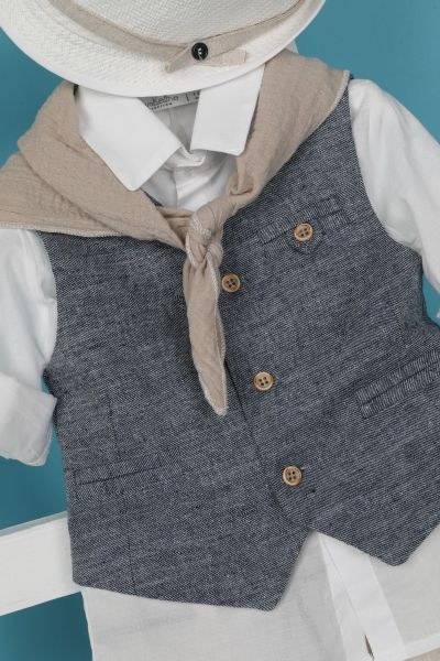 bbbbbbbbbbΒαπτιστικά ρούχα αγόρι Bambolino Loukas