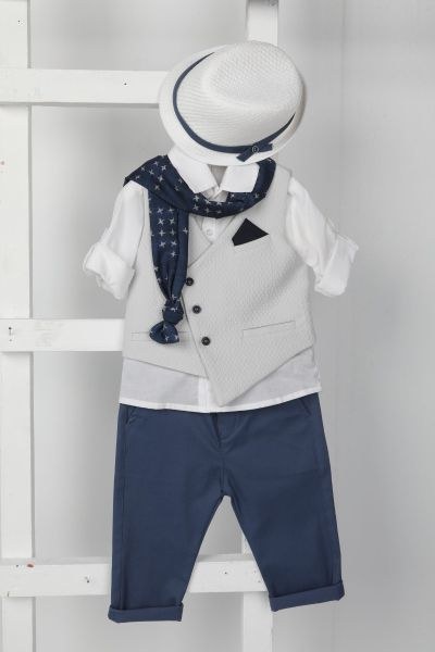 bbbbbbbbbbΒαπτιστικά ρούχα αγόρι Bambolino Logan