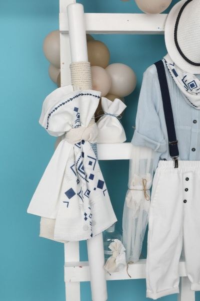 bbbbbbbbbbΒαπτιστικά ρούχα αγόρι Bambolino Orestis