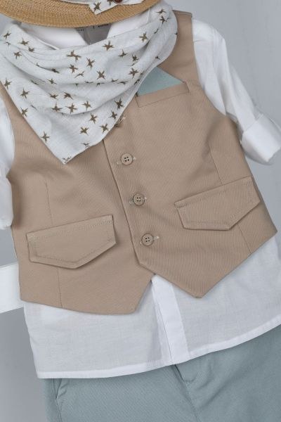 bbbbbbbbbbΒαπτιστικά ρούχα αγόρι Bambolino Patrick