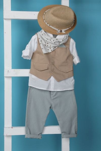 bbbbbbbbbbΒαπτιστικά ρούχα αγόρι Bambolino Patrick