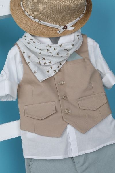 bbbbbbbbbbΒαπτιστικά ρούχα αγόρι Bambolino Patrick