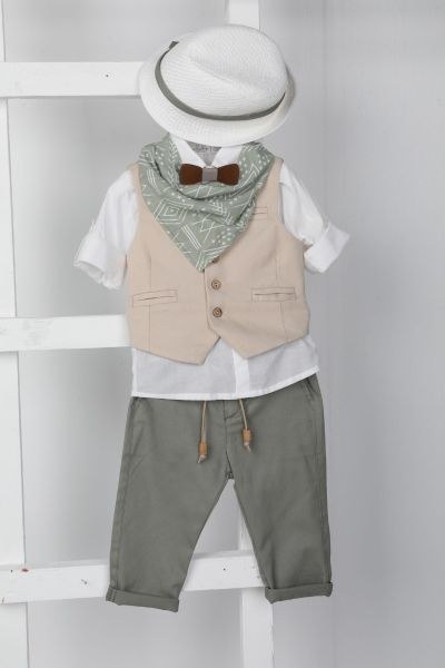 bbbbbbbbbbΒαπτιστικά ρούχα αγόρι Bambolino Pablo