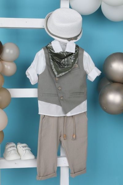 bbbbbbbbbbΒαπτιστικά ρούχα αγόρι Bambolino Rafael