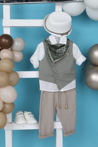 bbbbbbbbbbΒαπτιστικά ρούχα αγόρι Bambolino Rafael