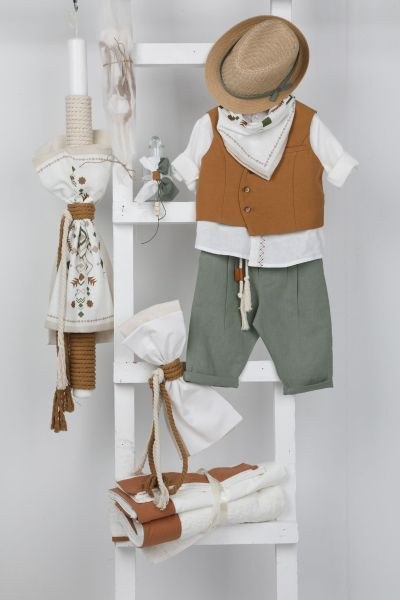 bbbbbbbbbbΒαπτιστικά ρούχα αγόρι Bambolino Daniel