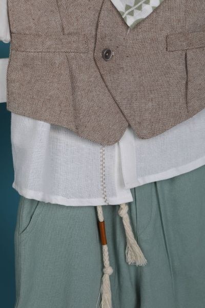 bbbbbbbbbbΒαπτιστικά ρούχα αγόρι Bambolino James