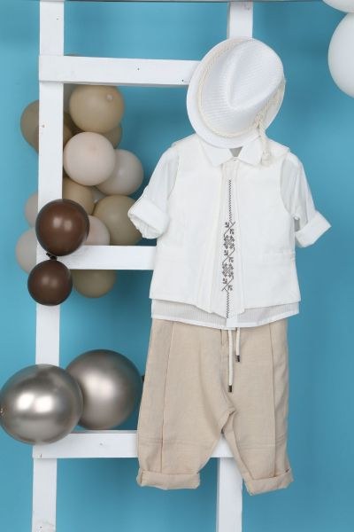 bbbbbbbbbbΒαπτιστικά ρούχα αγόρι Bambolino Fanis