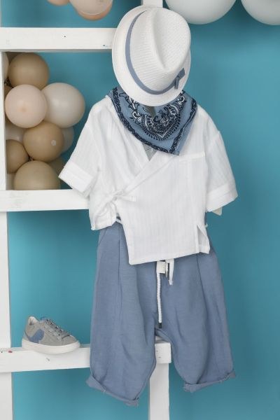 bbbbbbbbbbΒαπτιστικά ρούχα αγόρι Bambolino Fernando