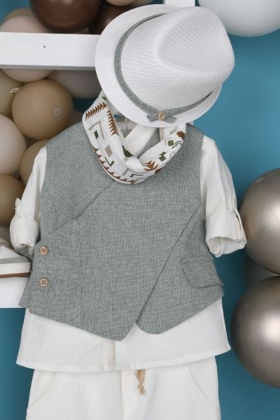 bbbbbbbbbbΒαπτιστικά ρούχα αγόρι Bambolino Faidon