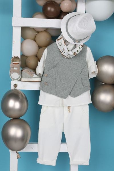 bbbbbbbbbbΒαπτιστικά ρούχα αγόρι Bambolino Faidon