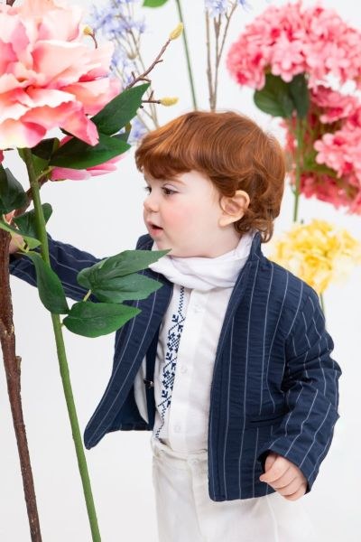 bbbbbbbbbbΒαπτιστικά ρούχα αγόρι Bambolino Juan