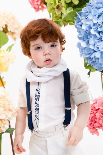 bbbbbbbbbbΒαπτιστικά ρούχα αγόρι Bambolino Juan