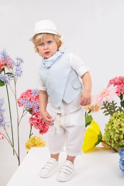 bbbbbbbbbbΒαπτιστικά ρούχα αγόρι Bambolino Fabio