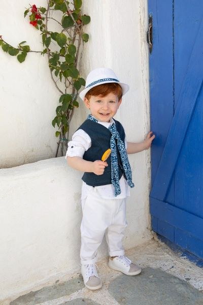 bbbbbbbbbbΒαπτιστικά ρούχα για αγόρι Bambolino Moses