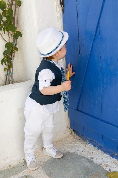 bbbbbbbbbbΒαπτιστικά ρούχα για αγόρι Bambolino Moses