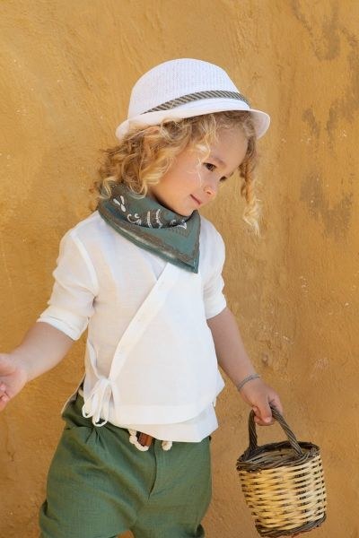 bbbbbbbbbbΒαπτιστικά ρούχα για αγόρι Bambolino Vieri