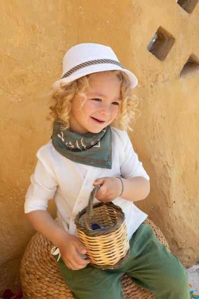 bbbbbbbbbbΒαπτιστικά ρούχα για αγόρι Bambolino Vieri